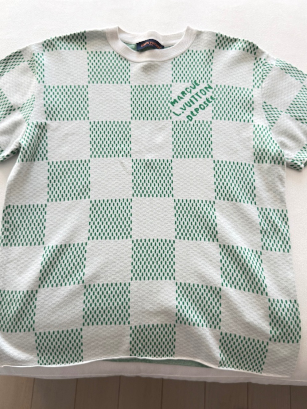 Louis Vuitton damier knitted T-shirt